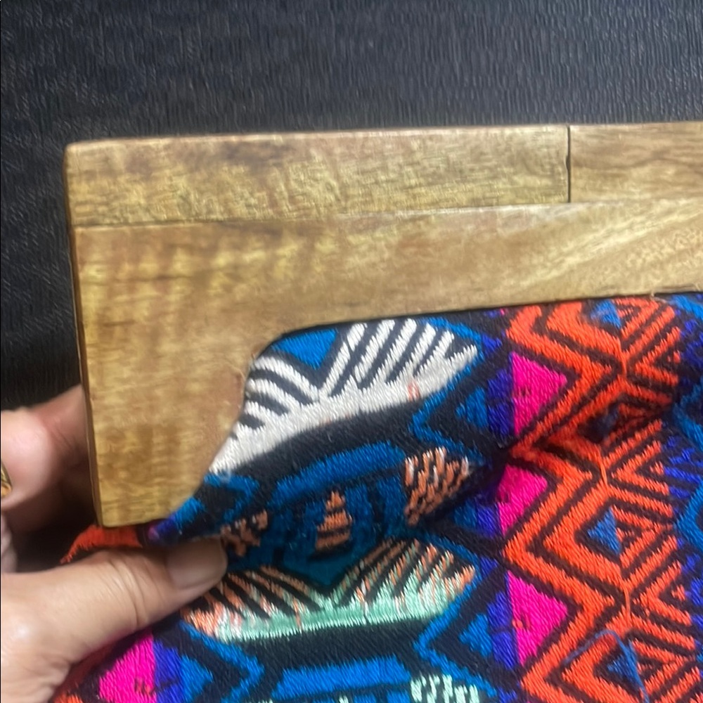 Colorful Patterned Clutch Bag - Picture 9 of 17